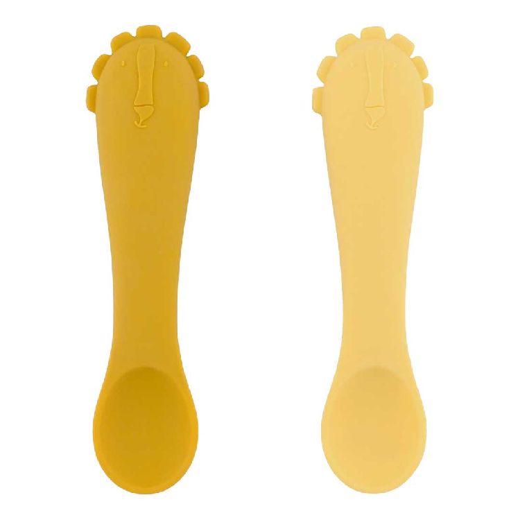 Bestek Trixie First Baby Spoons 2-pack, lepel | Mr. Lion Mealtime