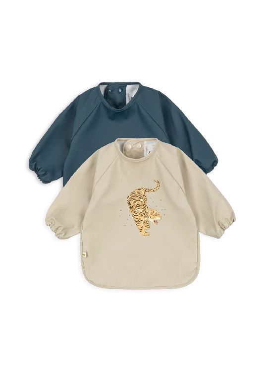 Slabbetje Konges Slojd 2Pack Dinner Bib with Sleeves