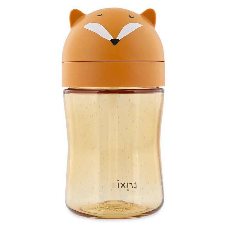 Drinkfles Trixie Silicone Straw Cup | Mr. Fox Mealtime