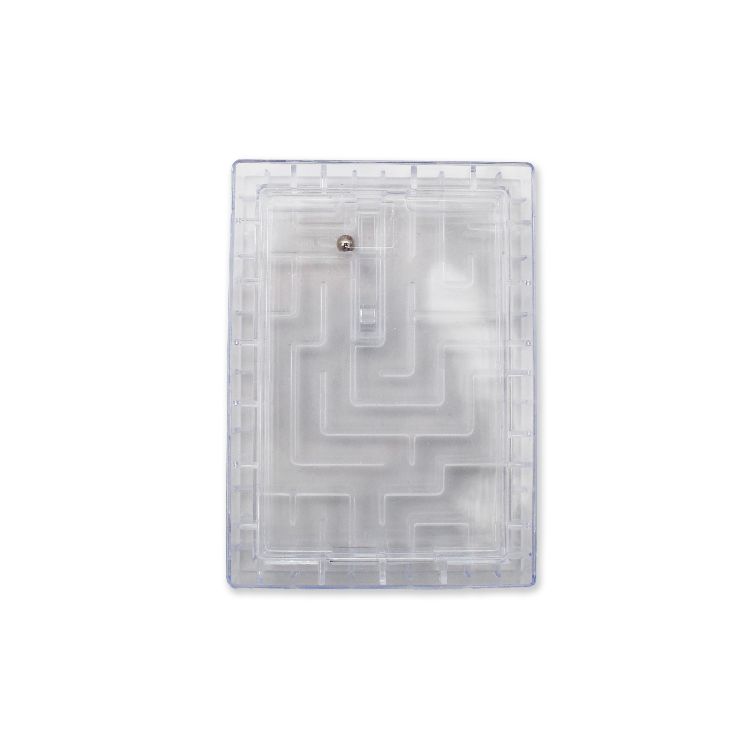 GADGET Gift Card Maze Puzzle, transp., geschikt voor geld en cadeaukaartjes, 8x2x11cm, herbruikbaar, ABS/metaal