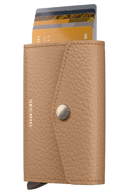 GELDBEUGEL Secrid, Envelope Wallet, Pebble,cappuchino