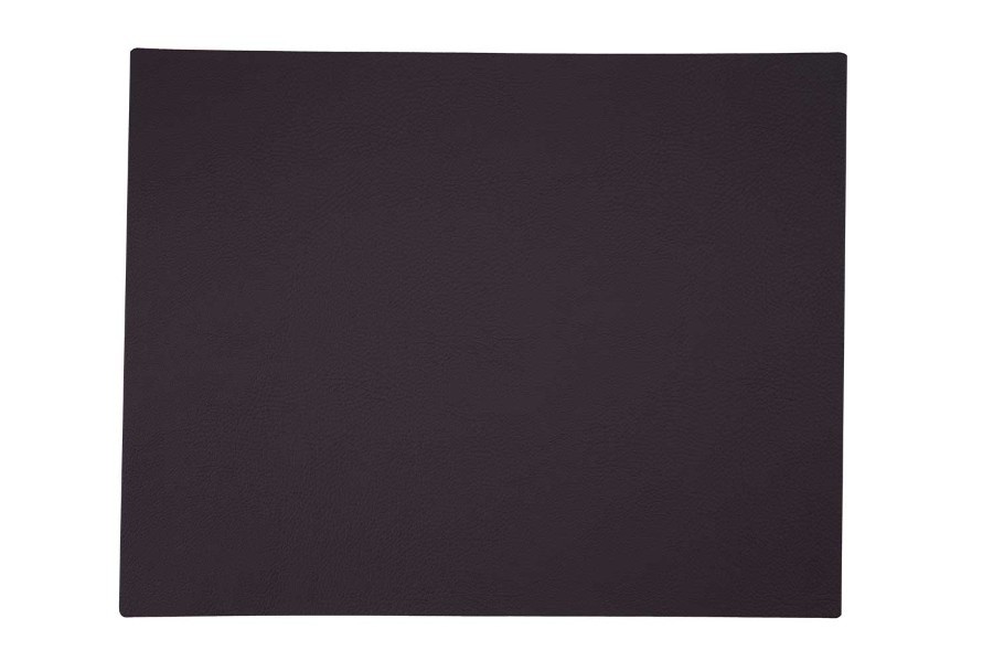 PLACEMAT 44 x 34 cm, chocolate, bruin, uni, rechthoekig, kunstleder, 1 stuk(s)