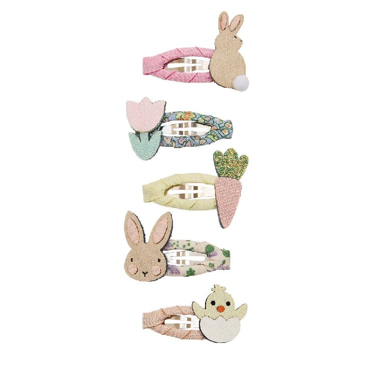 Haarspeld Mimi & Lula Bunny and Chick mini clic clacs