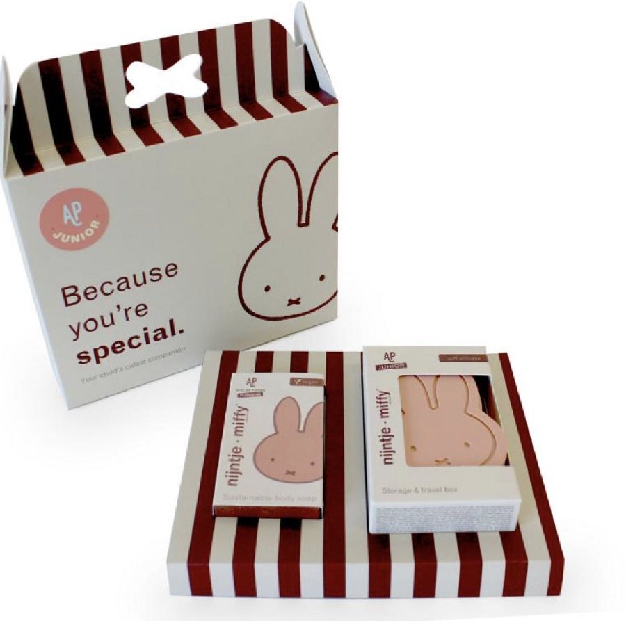 ZEEP +Zeepdoosje, Nijntje, Geschenkdoos, Powder, roze, verzorgingsproduct