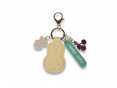 SLEUTELHANGER Nijntje, Bag Charm, corn, H13x9x0.5cm, beige