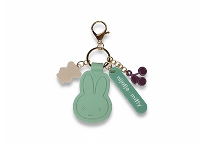 SLEUTELHANGER Nijntje, Bag Charm, mint, H13x9x0.5cm, groen