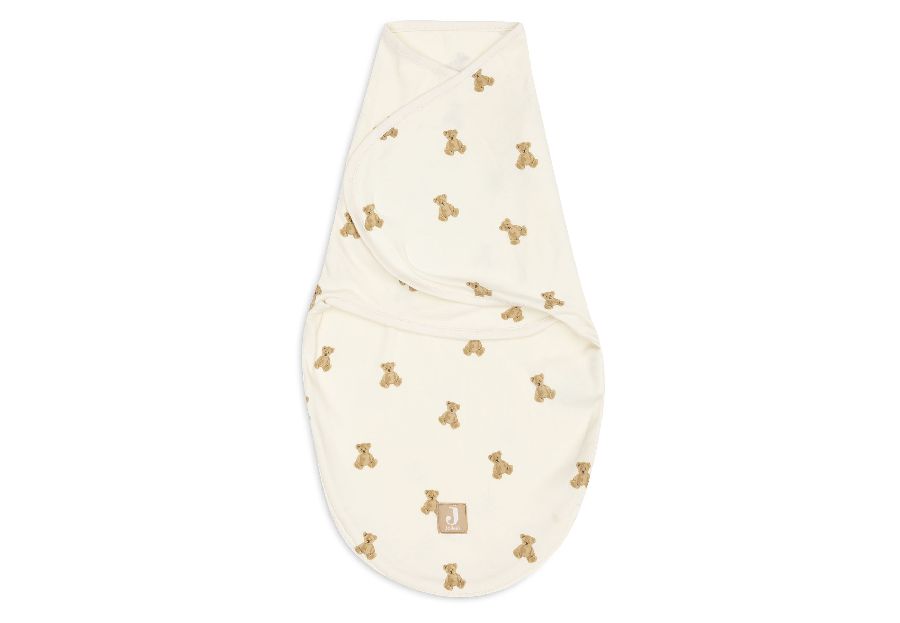 Inbakeren Jollein Wrapper, 0 - 3 maand | Mini Teddy Bear