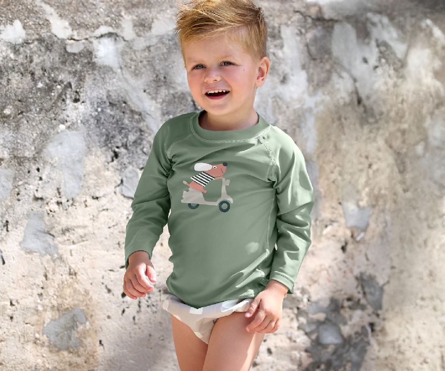 Badmode Laessig Long Sleeve Rashguard, zwemshirt | Splash & Fun