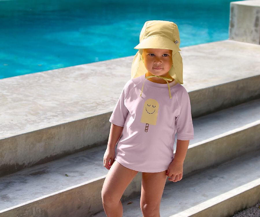 Badmode Laessig Short Sleeve Rashguard, zwemshirt | Splash & Fun
