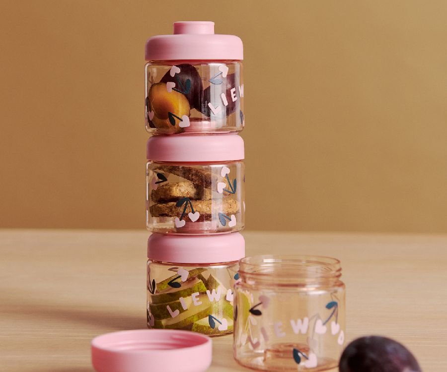 Bewaarpotje Liewood Dominique 4Pack, 4 stuk(s) | Cherry Heart