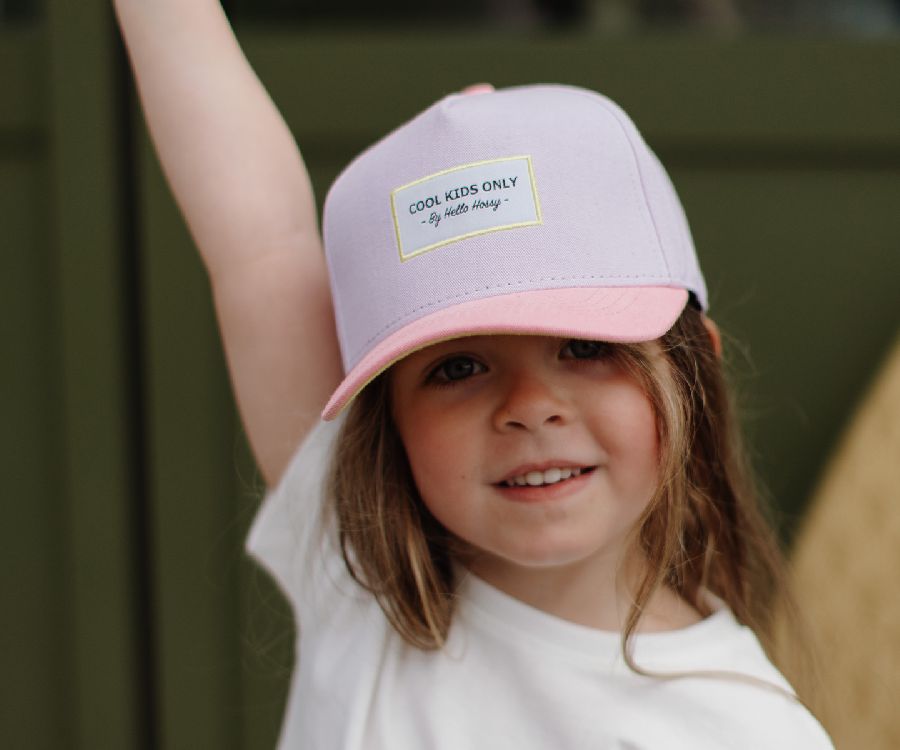 Pet Hello Hossy Curved Brim Caps - Mini Purply
