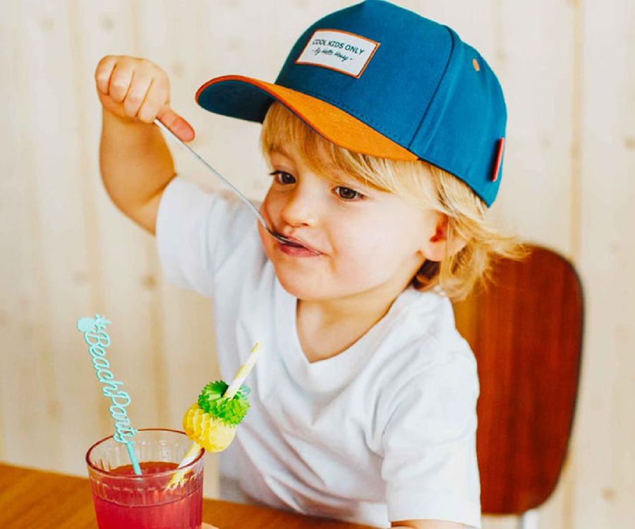 Pet Hello Hossy Curved Brim Caps - Mini Duck Blue