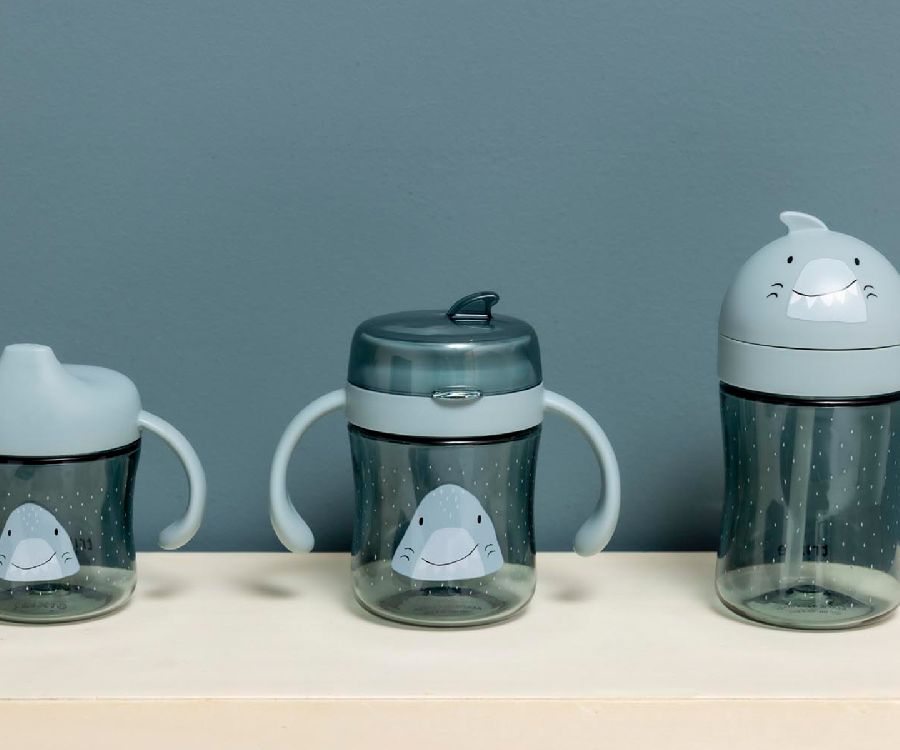 Drinkbeker Trixie 360° Cup with handles | Mr. Shark Mealtime