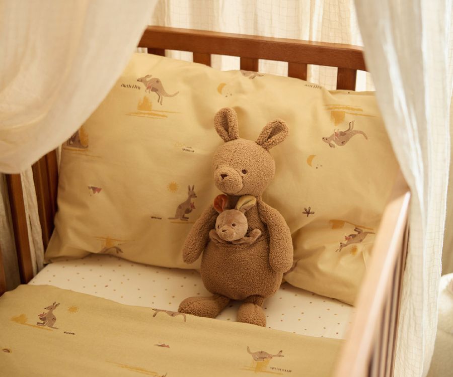 Donsovertrek Jollein, geschikt voor babybed 60x120/babybed 70x140 | Kangaroots