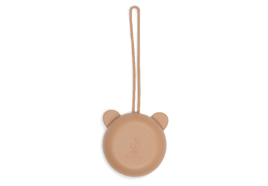 Fopspeenhouder Jollein Siliconen Speenhouder | Teddy Bear