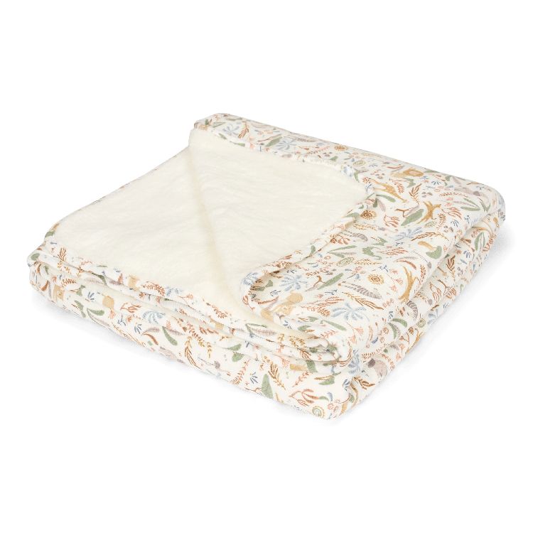 Deken Little Dutch Wiegdeken - Fleece, geschikt voor wieg/draagmand/park | Safari Friends