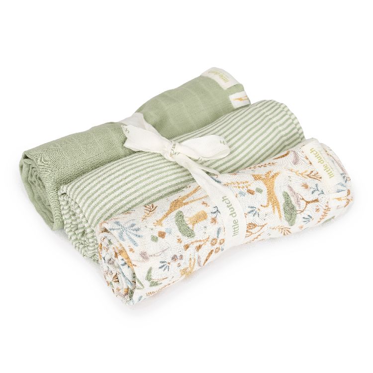 Tetra doek Little Dutch Swaddle | Safari Friends