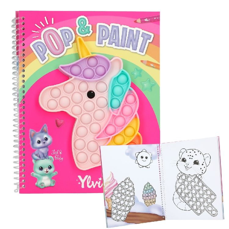 KLEURBOEK Ylvi, Pop & Paint Kleurboek