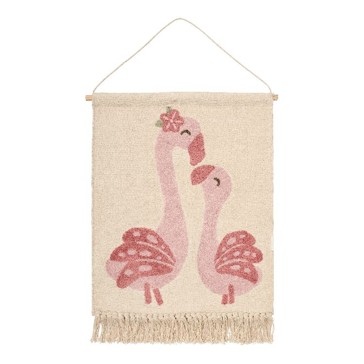 Muurdecoratie Little Dutch Wandkleed Flamingo | Safari Friends