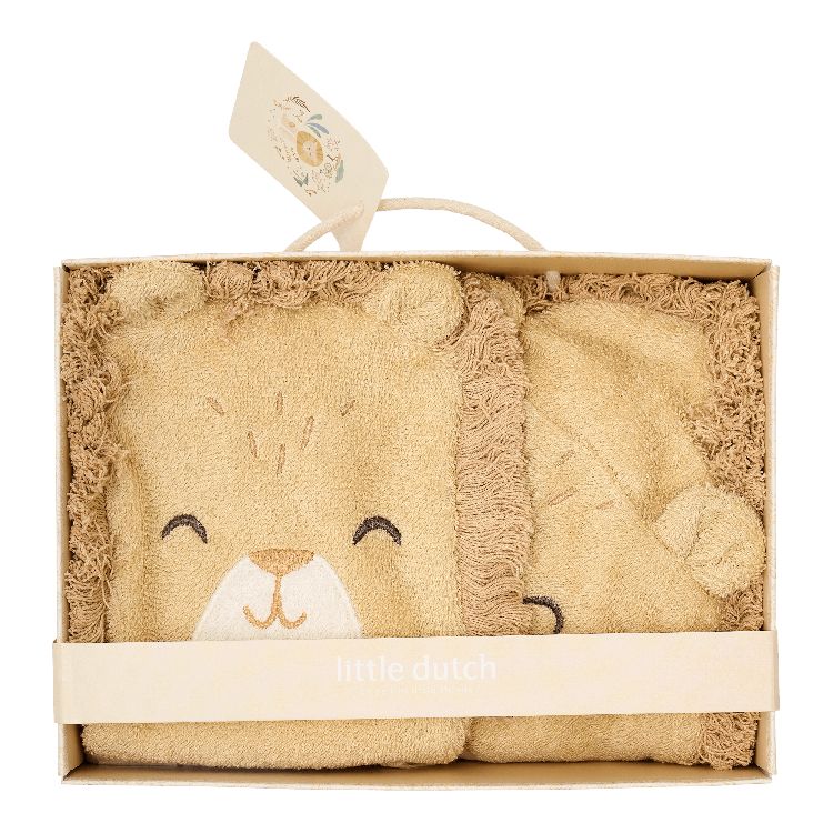 Cadeauset Little Dutch Geschenkdoos Leeuw | Safari Friends
