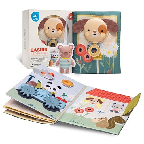 Interactief boek Taf Toys My Home Busy Book | leerboek