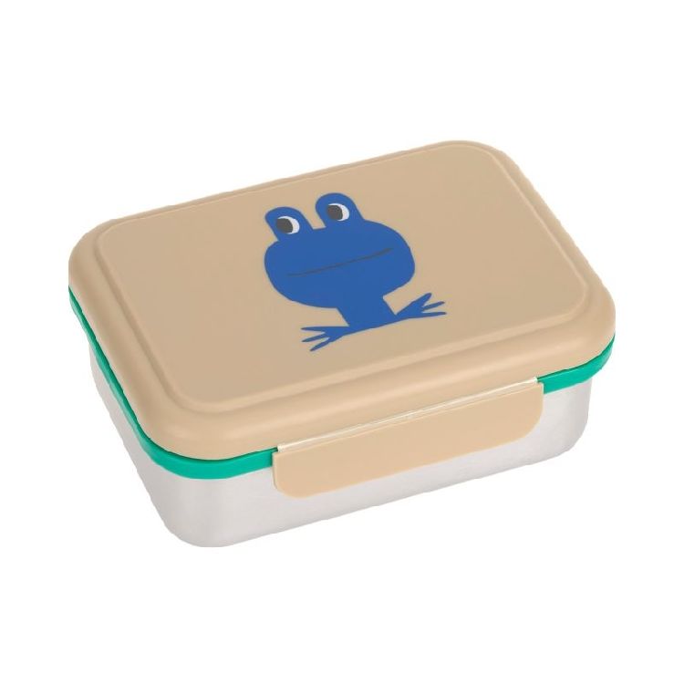Brooddoos Laessig Bento Lunchbox | Happy Trails Frog School