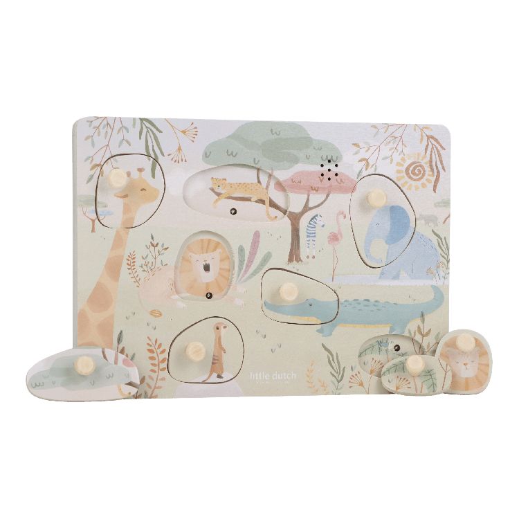 Geluidenpuzzel Little Dutch Geluidenpuzzel | Safari Friends