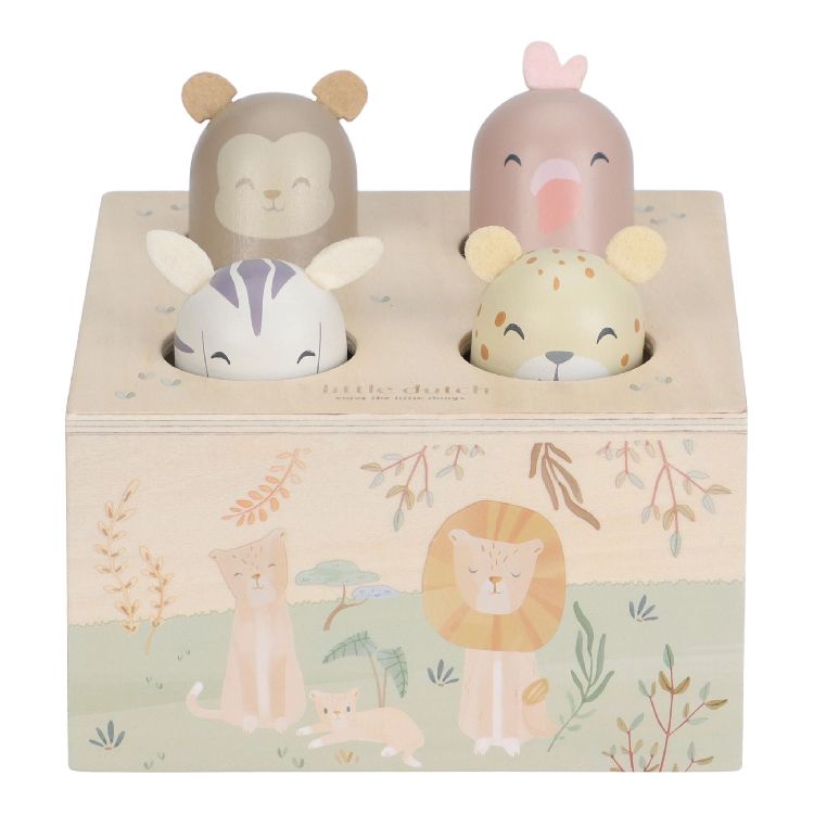 Educatief spel Little Dutch Pop-up | Safari Friends