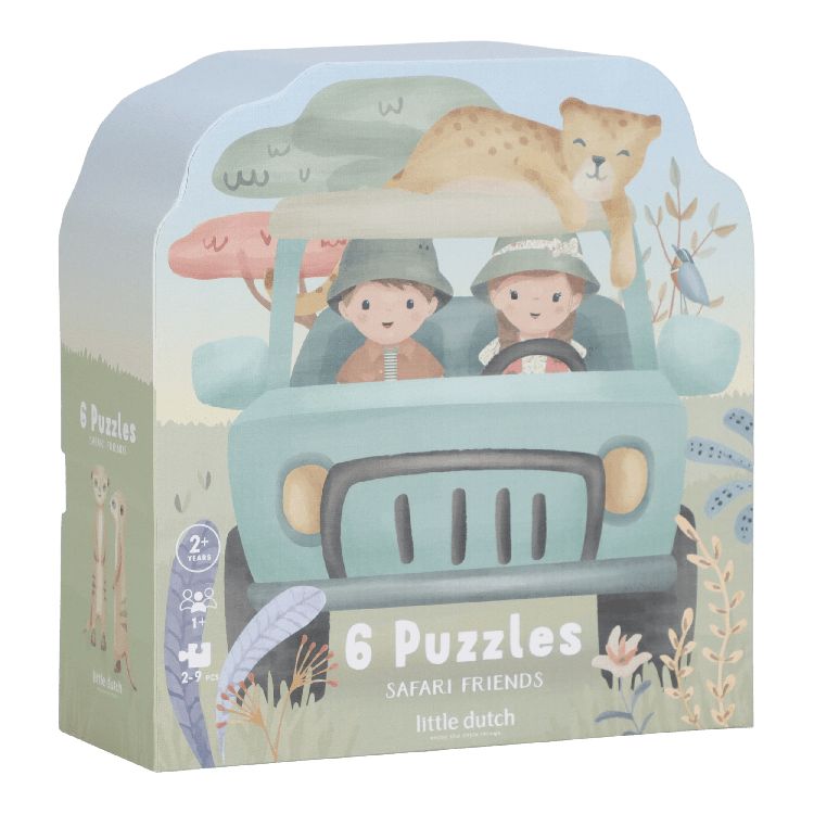 Puzzel Little Dutch 6 in 1 puzzel | Safari Friends