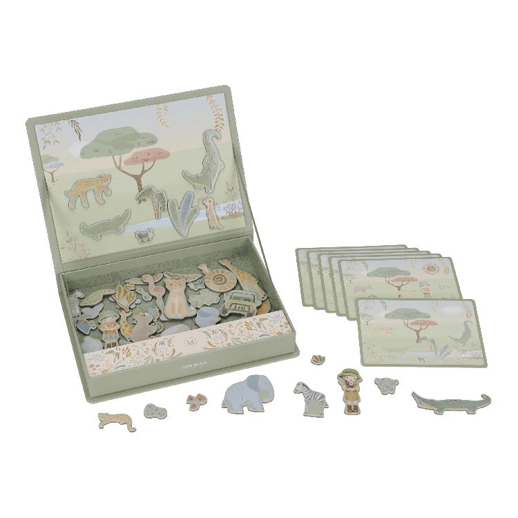 Magnetisch speelbord Little Dutch Magnetisch speelbord | Safari Friends