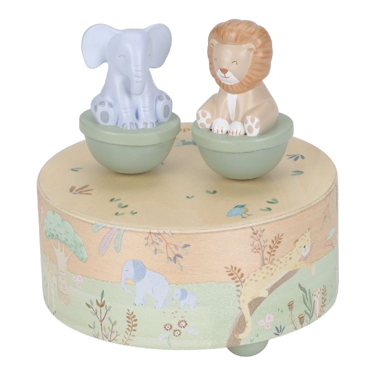 Muziekdoos Little Dutch Muziekdoosje met dieren | Safari Friends