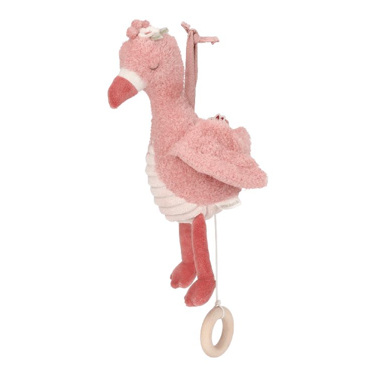 Muziektrekker Little Dutch, Muziekdoosje Flamingo | Safari Friends