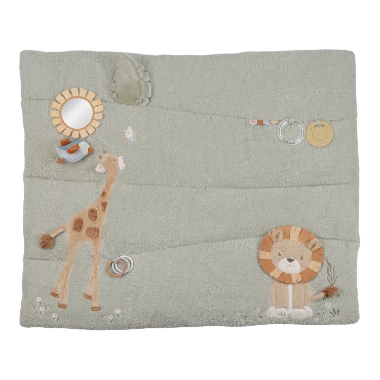 Speeltapijt zonder speelboog Little Dutch Boxkleed | Safari Friends
