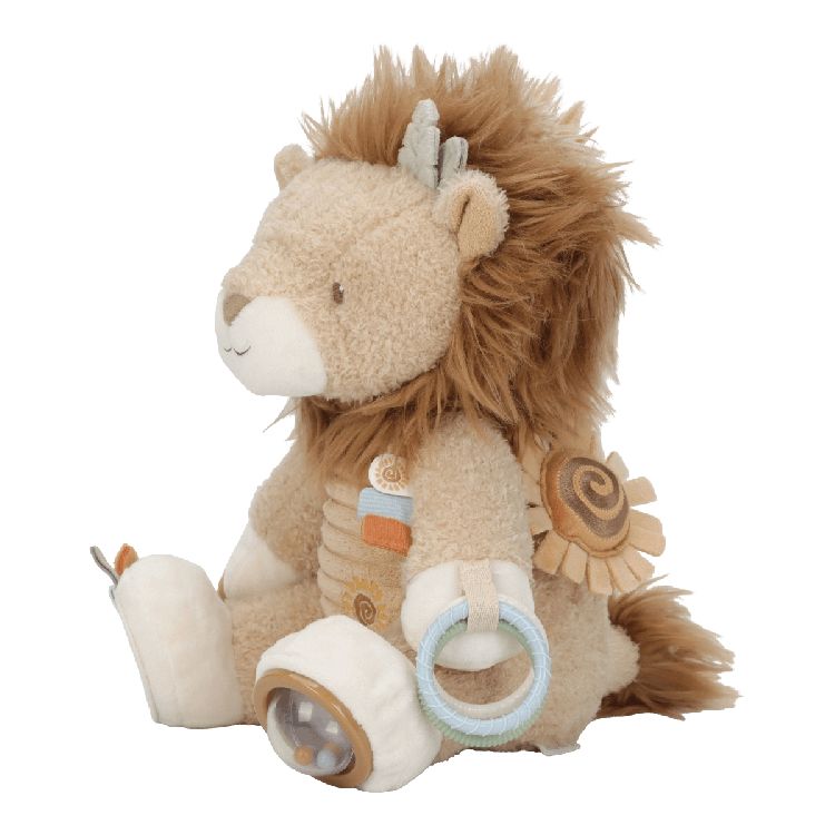 Activiteitenknuffel Little Dutch, Activiteitenknuffel Leeuw | Safari Friends