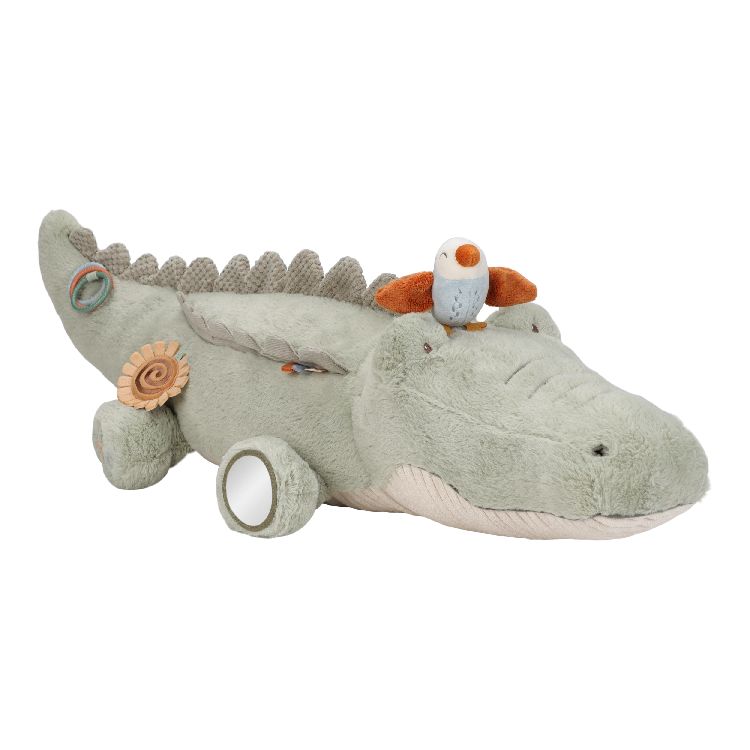 Activiteitenknuffel Little Dutch, Activiteitenknuffel Krokodil XL | Safari Friends