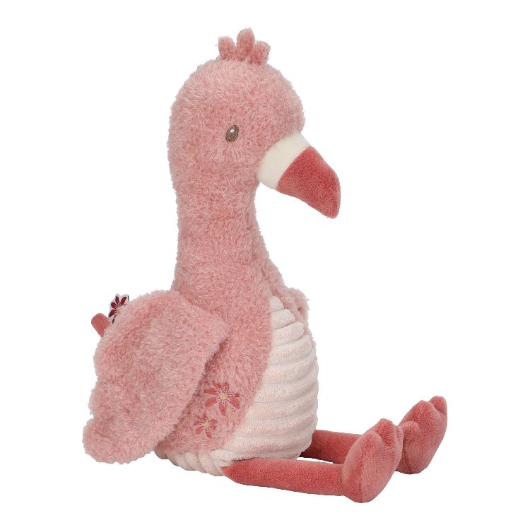 Knuffel Little Dutch, Flamingo 35cm | Safari Friends