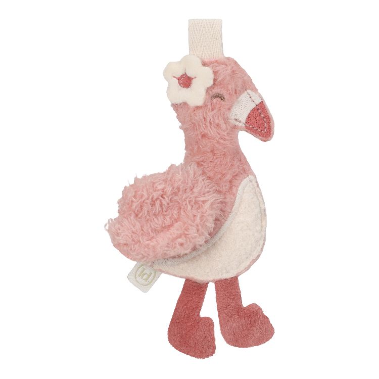Textiel figuur Little Dutch Slinger Ornament Flamingo | Vlaggenlijn/Safari Friends