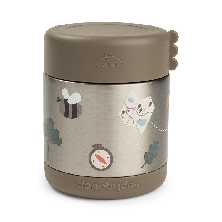 Thermos pot / food jar Done by Deer Insulated Food Jar | Tiny Trails sand