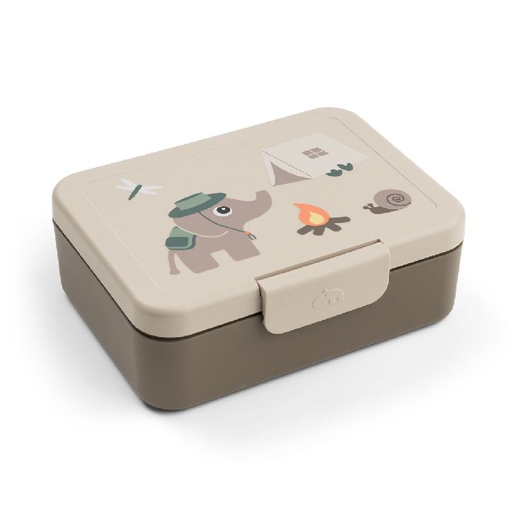Brooddoos Done by Deer Lunch Box W/Divider | Tiny Trails sand