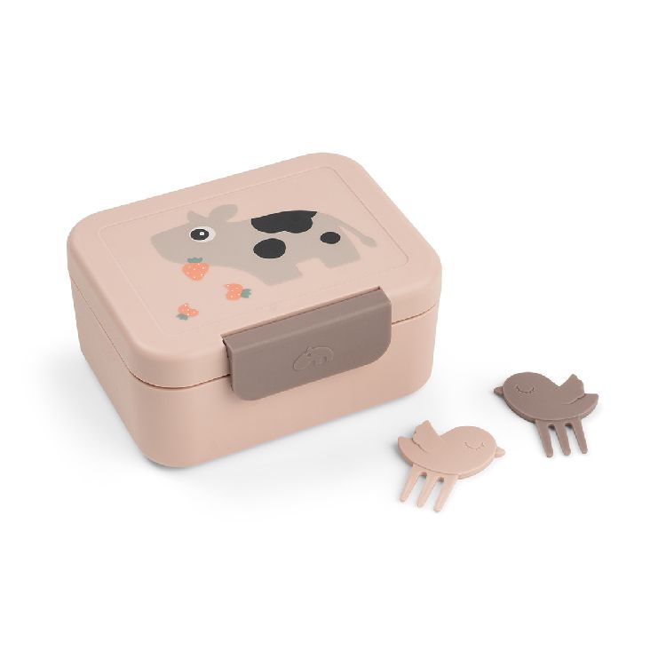 Snackdoos Done by Deer Tiny Lunch Box W/Snack Picks, 1 stuk(s) | Tiny Farm powder