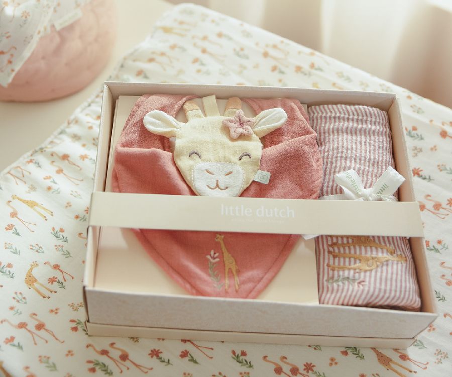 Cadeauset Little Dutch Geschenkdoos | Safari Friends
