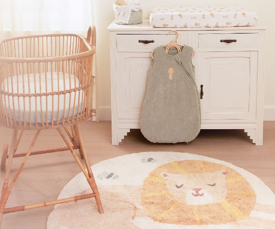Kamertapijt Little Dutch Vloerkleed Leeuw | Safari Friends