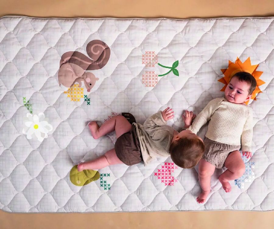 Speeltapijt zonder speelboog Taf Toys Fantasy Bloom Quilted Playmat