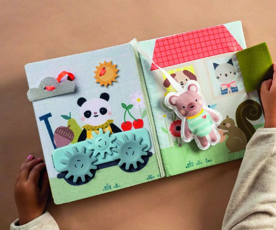 Interactief boek Taf Toys My Home Busy Book | leerboek