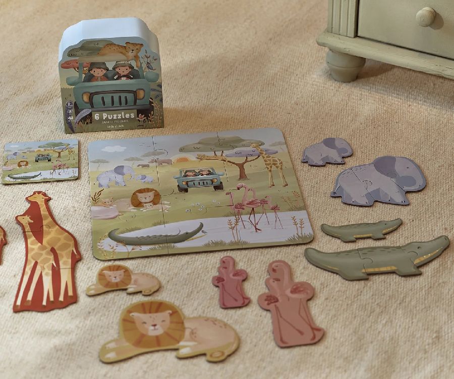 Puzzel Little Dutch 6 in 1 puzzel | Safari Friends