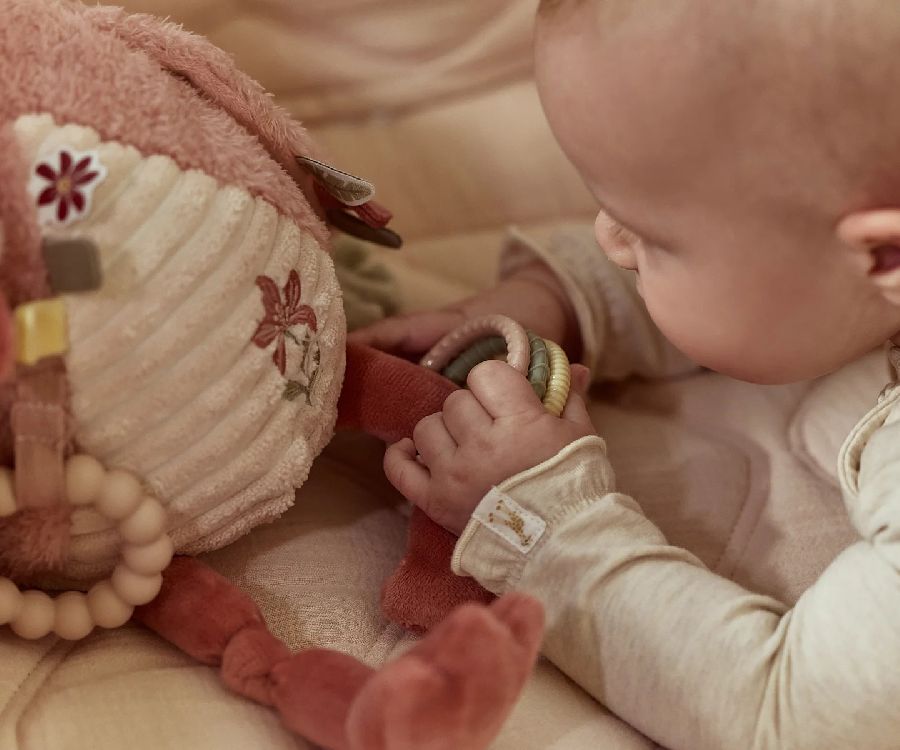 Activiteitenknuffel Little Dutch, Activiteitenknuffel Flamingo | Safari Friends
