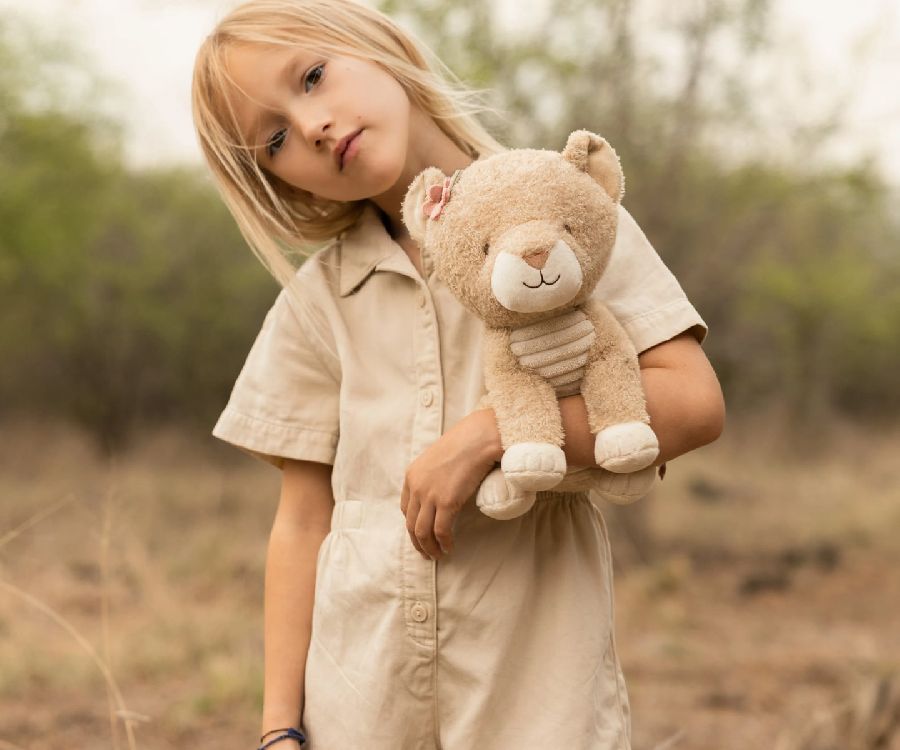 Knuffel Little Dutch, Leeuwin 25cm | Safari Friends