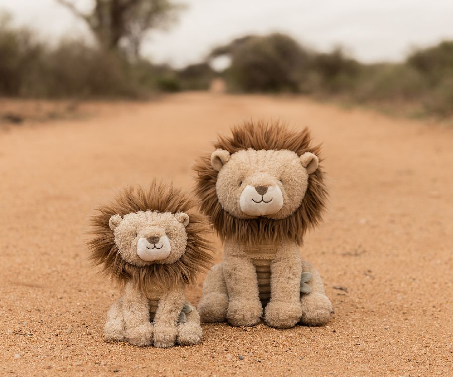 Knuffel Little Dutch, Leeuw 17cm | Safari Friends