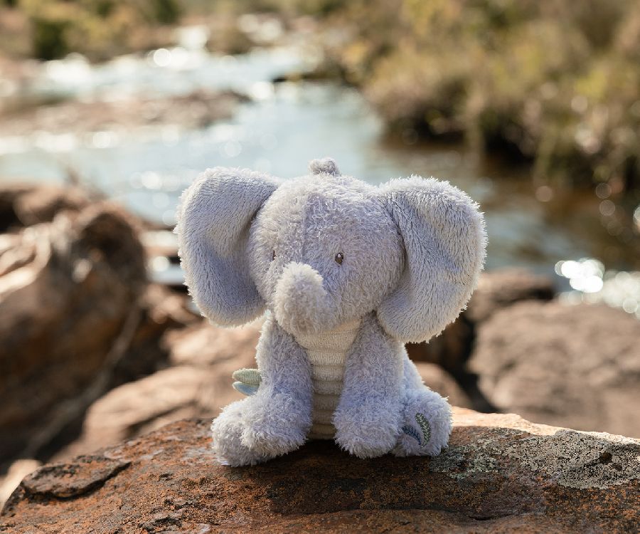 Knuffel Little Dutch, Olifant 17cm | Safari Friends