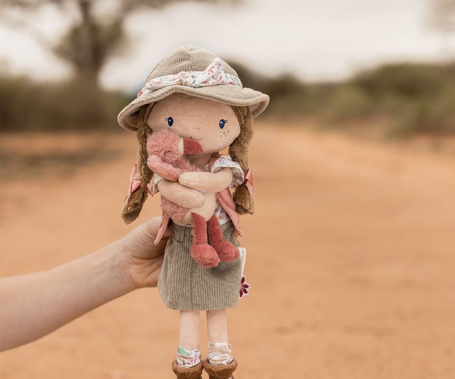 Pop Little Dutch Knuffelpop Rosa | Safari Friends